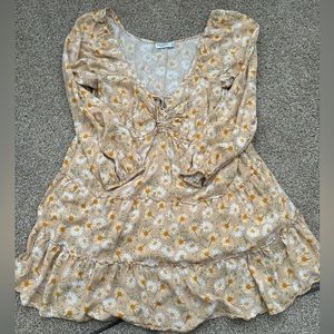 Yellow Arizona Jean Co Floral Dress
